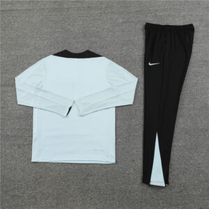 player version 24-25 Bar light gray with black half zipper training tracksuit - Image 4