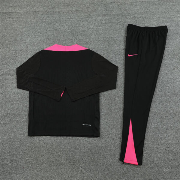 player version 24-25 Chelsea black with pink half zipper training tracksuit - Image 4