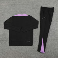player version 24-25 England black with purple half zipper training tracksuit