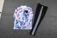 2024 Japan white with dragon ball half zipper training tracksuit