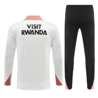 player version 24-25 PS G Jrdan white with pink half zipper training tracksuit