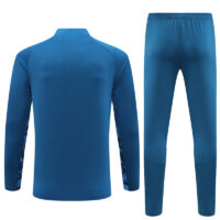 004-72 23-24 Man City Camouflage blue half zipper sweater tracksuit