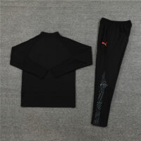 004-74 23-24 Man City camo black half zipper sweater tracksuit
