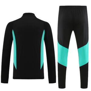 23-24 Manud black with blue half zipper sweater tracksuit - Image 4