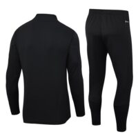 23-24 Miami black half zipper sweater tracksuit