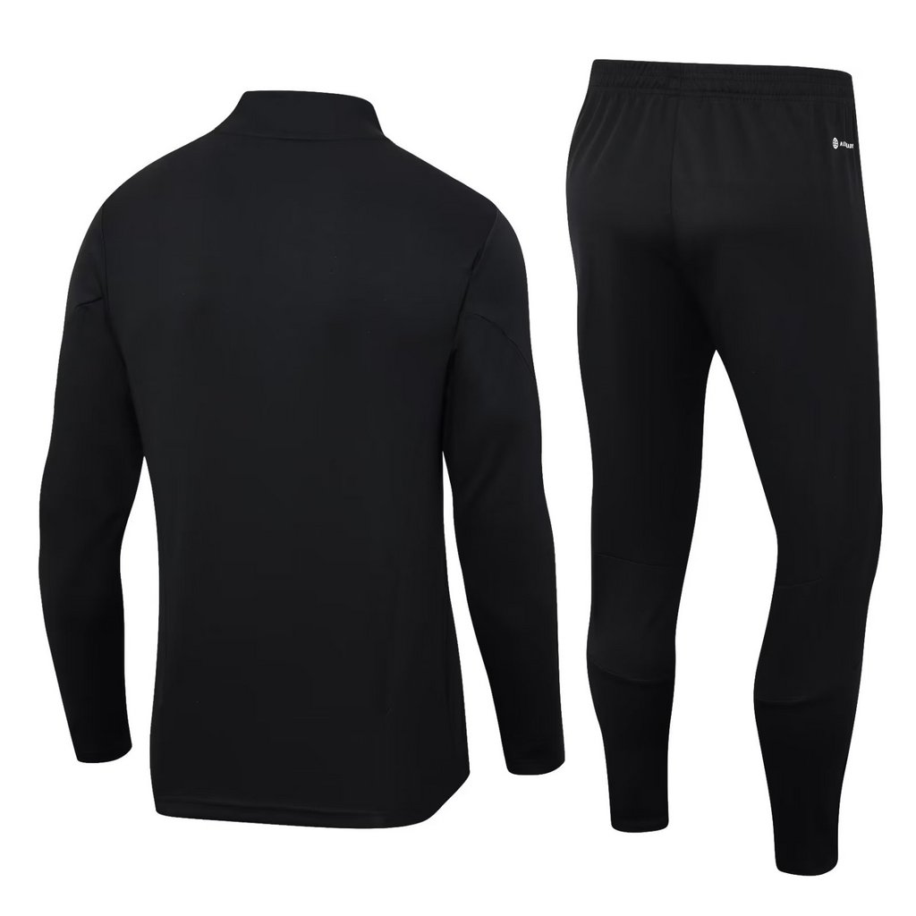 23-24 Miami black half zipper sweater tracksuit
