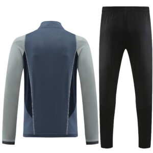 23-24 Miami light blue with gray half zipper sweater tracksuit - Image 4