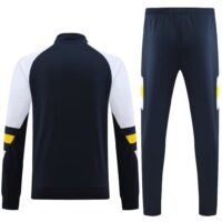 005-10 23-24 Real Madrid navy blue with white half zipper sweater tracksuit