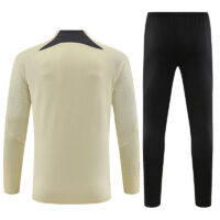 005-100 23-24 Player version PS G Jrdan beige half zipper sweater tracksuit