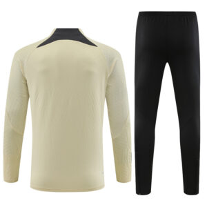 23-24 Player version PS G Jrdan beige half zipper sweater tracksuit - Image 5