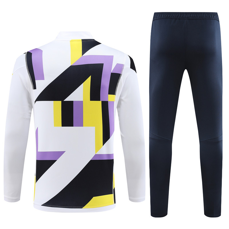 23-24 Real Madrid camo half zipper sweater tracksuit