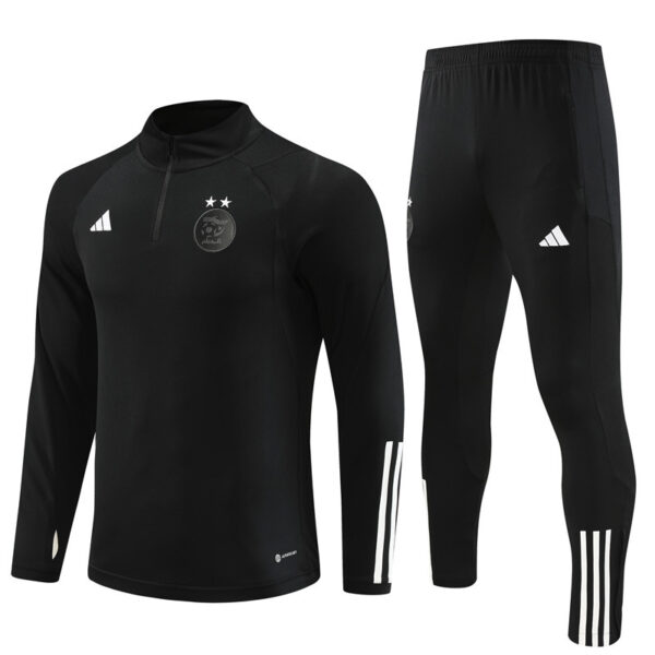 23-24 Algeria black half zipper sweater tracksuit - Image 5