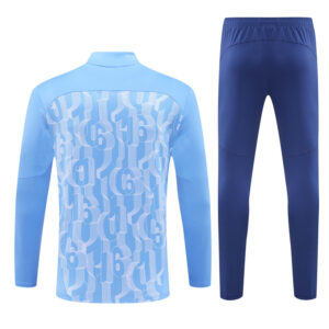 24-25 Man City camo light blue half zipper training tracksuit - Image 5