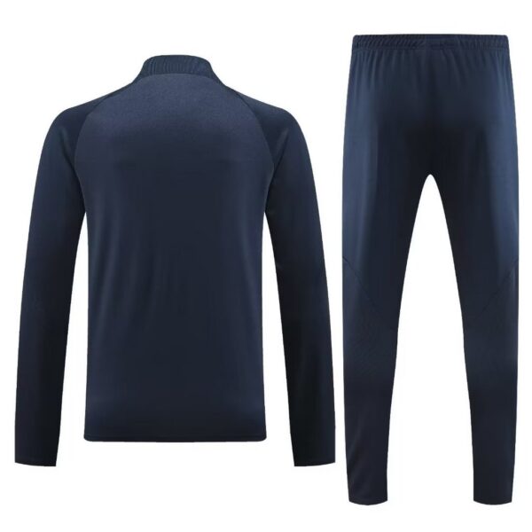 23-24 Tottenham navy blue half zipper sweater tracksuit - Image 5