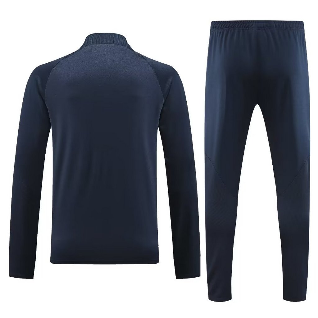 005-15 23-24 Tottenham navy blue half zipper sweater tracksuit