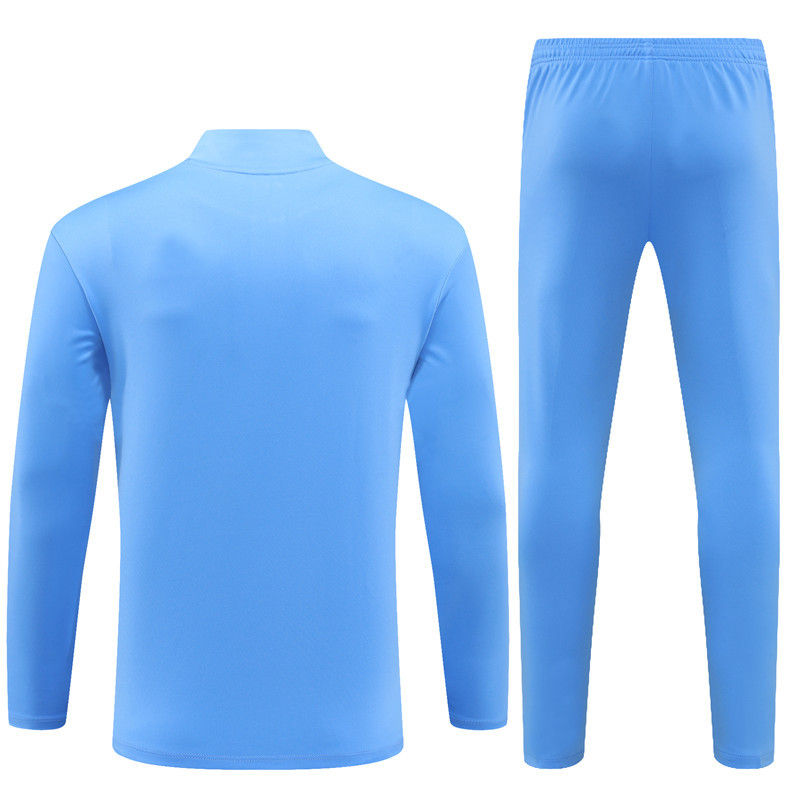 005-20 23-24 Argentina light blue half zipper training tracksuit
