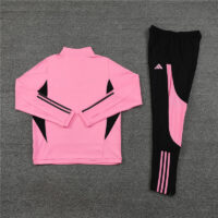 005-21 23-24 Argentina pink half zipper sweater tracksuit