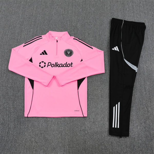 25-26 Miami pink half zipper sweater tracksuit - Image 5