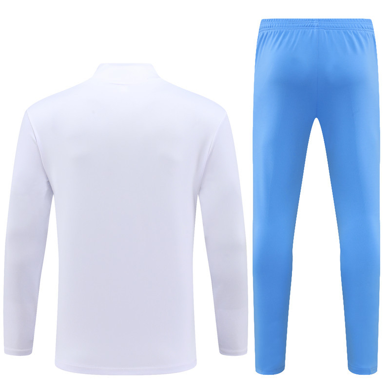 005-22 23-24 Argentina white half zipper training tracksuit