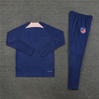 Player version 23-24 ATM navy blue half zipper training tracksuit