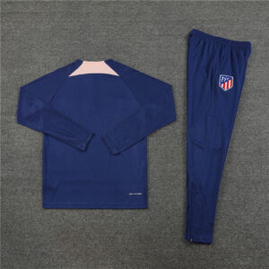 Player version 23-24 ATM navy blue half zipper training tracksuit - Image 5