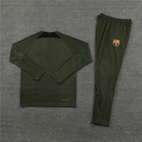 Player version 23-24 Bar army green half zipper sweater tracksuit