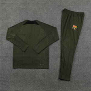 Player version 23-24 Bar army green half zipper sweater tracksuit - Image 5