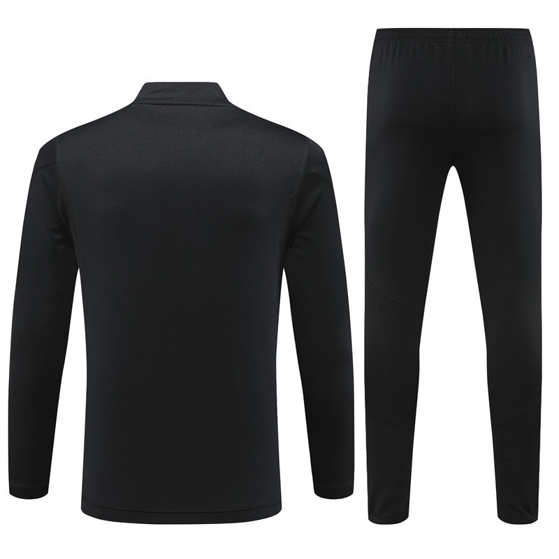 005-24 23-24 Arsenal black half zipper sweater tracksuit