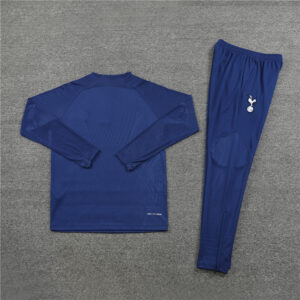player version 23-24 Tottenham navy blue half zipper sweater tracksuit - Image 5