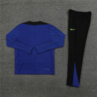 005-309 player version 24-25 Bar color blue with black half zipper training tracksuit