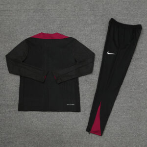 player version 24-25 PS G black with red stripe half zipper training tracksuit - Image 5
