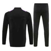 005-351 player version 24-25 Real Madrid black with purple pullover training tracksuit