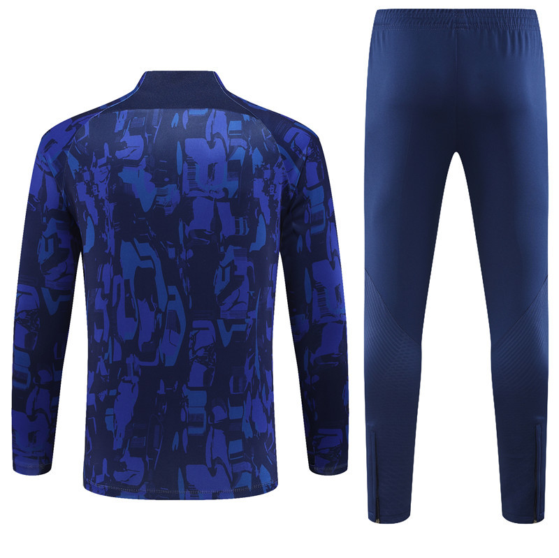 005-43 23-24 Chelsea blue half zipper training tracksuit