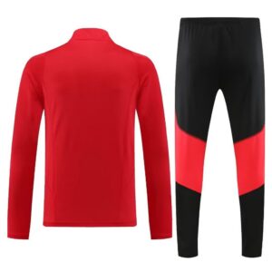 23-24 Flamengo red half zipper sweater tracksuit - Image 5