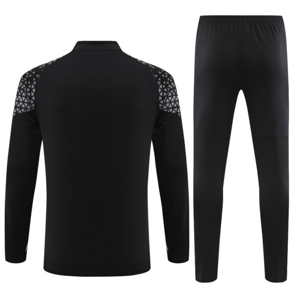 23-24 AC black with gray half zipper sweater tracksuit - Image 5