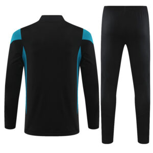 23-24 Germany black with blue half zipper sweater tracksuit - Image 5