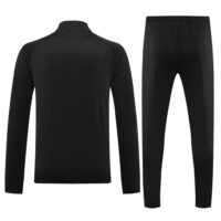 005-6 23-24 AC black with red half zipper training tracksuit