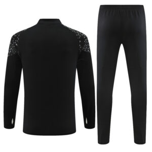 23-24 Marseille black half zipper sweater tracksuit - Image 5