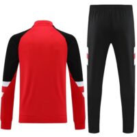 005-9 23-24 Manud red half zipper sweater tracksuit