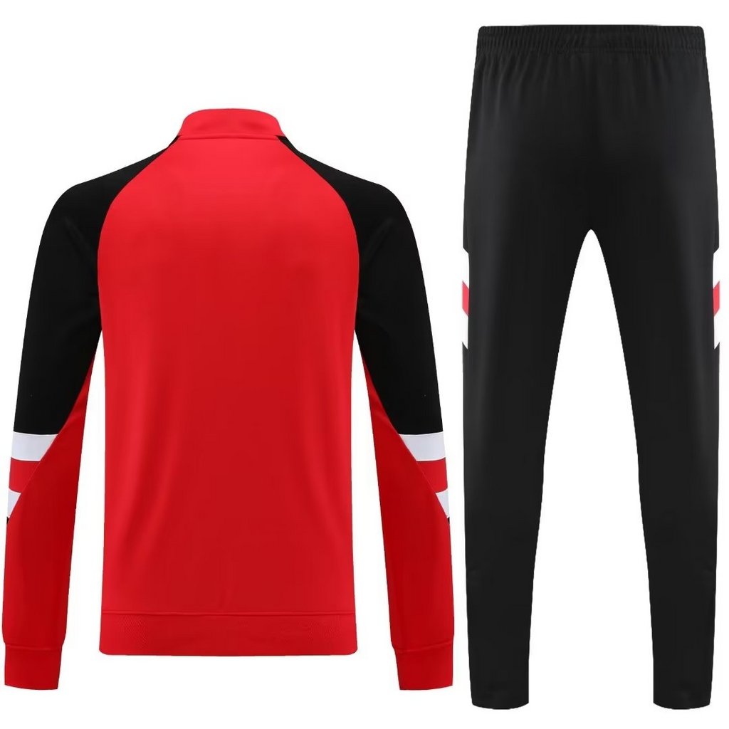 005-9 23-24 Manud red half zipper sweater tracksuit