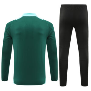 24-25 Manud green with black half zipper training tracksuit - Image 6