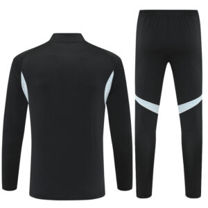 25-26 Argentina black with white stripe half zipper sweater tracksuit - Image 6