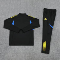 25-26 Manud black with blue half zipper sweater tracksuit