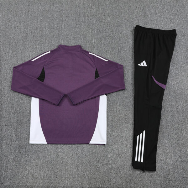25-26 Manud purple with black half zipper sweater tracksuit - Image 6