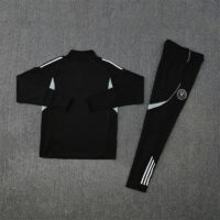 25-26 Miami black half zipper sweater tracksuit