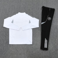 006-189 25-26 Miami white half zipper sweater tracksuit