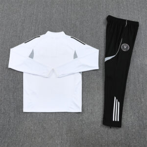 25-26 Miami white half zipper sweater tracksuit - Image 6