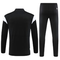006-2 23-24 AC black half zipper sweater tracksuit