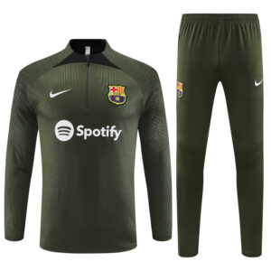Player version 23-24 Bar army green half zipper sweater tracksuit - Image 6