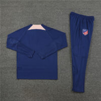 fans version 23-24 ATM navy blue half zipper training tracksuit